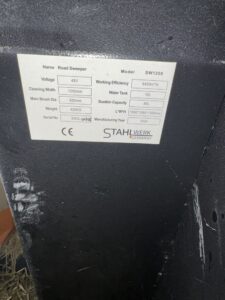 STAHLWERK SW1250 Elektrische Kehrmaschine Aufsitzkehrmaschine